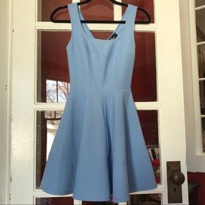 Lulus blue A-line dress